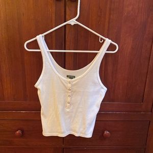 white tank top